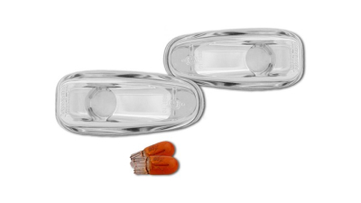 Lampa semnalizare aripa Mercedes Clasa CLK (C208) 1997-2000, SLK (R170) 1996-2000, Sprinter 1995-2006; Clasa E W210 1995-2003, T2 1994-1995; Vario, VW LT 1996-2005, Vito W638 1996-2003 (cu semn. mare) tuning partea Dreapta+Stanga