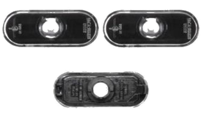 Set lampa semnalizare aripa VW Bora Caddy 2, Golf 4, Lupo, Passat 1997-2003, Sharan 1999-2010, Polo 1997-2001, Seat Arosa, Leon 1999-2005 Toledo 1999-2004, Ford Galaxy 2000-2006, stg+dr., negru