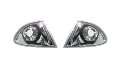 Set Lampa semnalizare fata Bmw Seria 3 E46 Sedan/Combi 06.1998-09.2001 BestAutoVest partea dreapta+stanga, silver-transparent tuning