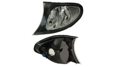 Lampa semnalizare fata Bmw Seria 3 E46 Sedan/Combi 10.2001-06.2005 ULO partea stanga 200919-X alba cu reflector negru