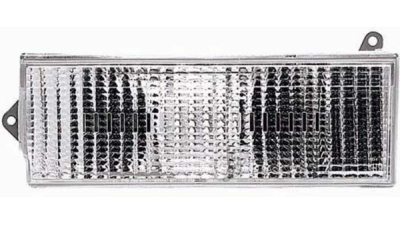 Lampa semnalizare fata Jeep Cherokee (XJ) 1984-10.1996 BestAutoVest partea stanga, fara suport becuri, alb, sub faruri