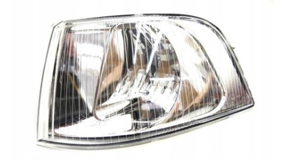 Lampa semnalizare fata Volvo S40 / V40 07.2000-22.2003 TYC partea stanga 904119-E, alba, cu interior cromat, fara suport becuri