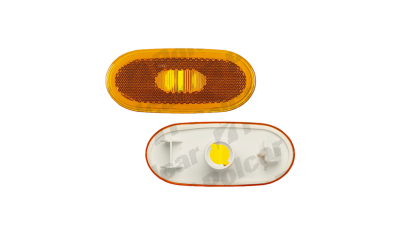 Lampa semnalizare Mercedes Sprinter 209-524, 07.06-10.13, Vw Crafter (2e), 12.05-, portocaliu, omologare ECE, fara suport bec,, Stanga , Dreapta