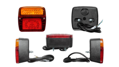 Lampa auto BestAutoVest pentru remorca cu leduri 12/24V , 98x106x54mm , fara lampa numar , 1 buc.
