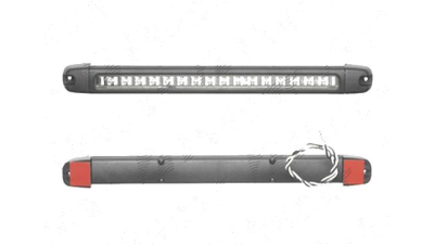 Lampa stop frana BestAutoVest suplimentara 12V 333x30x32mm cu leduri albe, fixare cu banda adeziva , 1 buc.