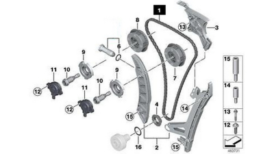 Lant Distributie Benzina 142 zale BMW Seria 1 (E81), 1 (E87), 1 (E88), 3 (E46), 3 (E90), 3 (E91), 5 (E60), X1 (E84), X3 (E83), Z4 (E85); MERCEDES C (CL203), C T-MODEL (S203) 1.6-2.0 12.00- ,  11348649768