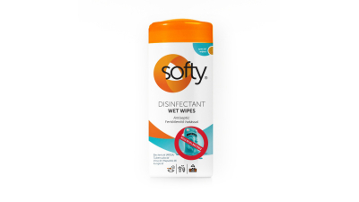 Lavetă umedă dezinfectantă energică Softy Disinfectant -30 buc./pachet