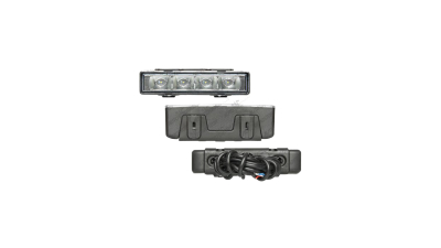 Lumini de zi auto BestAutoVest Daytime running light universale 146x33x50mm 4leduri 12V 24V cu cablu, 1 buc