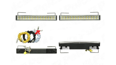 Set de 2 lumini de zi auto BestAutoVest Daytime running light universale 200x26x40mm 12V cu 28leduri model universal