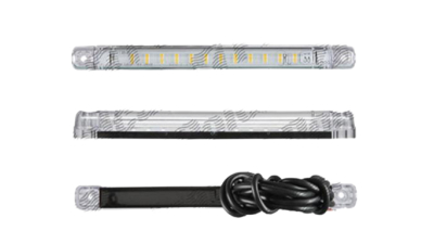 Lumini de zi auto BestAutoVest Daytime running light universale 237x20x22mm 12/24V leduri, 1bucata