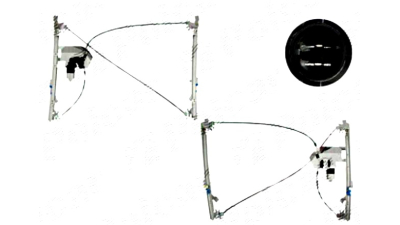 Macara geam Renault Clio III (R0/1) 09.2005-05.2009 Fata Stanga electrica cu motoras 6055PSE7, cu 3 usi