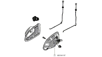 Maner Interior fata Stanga Negru Dacia Nova, SuperNova, 6001541197,  piesa originala OE