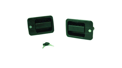 Maner exterior deschidere usa Iveco Eurocargo 1991-2002 Set Stanga + Dreapta cu 2 Butuci + cheie 500335296