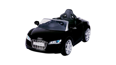 Masinuta electrica cu telecomanda Audi R8 Spyder cu MP3 si Remote Control, Black, acumulator 6V , viteza max 3 km/h