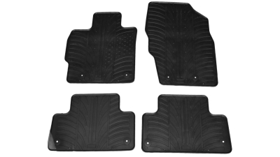 Set covorase auto din cauciuc Mazda CX-7 2007-2012 (motorizare diesel), Negru, Gledring, 4 buc.
