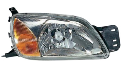 Far Mazda 121 (JASM/JBSM) 01.2000-12.2002 + Ford Fiesta (JAS/JBS/JVS) 09.1999-12.2001 TYC partea Dreapta, reglaj manual, tip bec H4, 