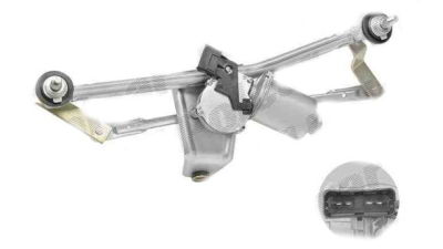 Mecanism stergatoare Peugeot 206 (2_) 01.1998-04.2009 ansamblu stergator fata cu motoras