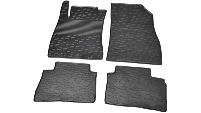 Set covorase auto din cauciuc Nissan Juke 2010-11.2019, Negru, Gledring, 4 buc.
