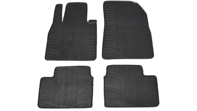 Set covorase auto din cauciuc Nissan Micra IV (K13) 2011-06.2017 (5 usi), Negru, Gledring, 4 buc.