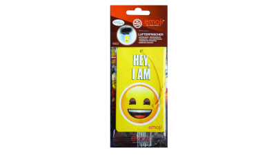 Odorizant auto pentru oglinda AirFlair Emoji Hey I Am Laughing , 8 inch, 11,2x6,5x0,2 cm 