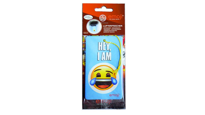 Odorizant auto pentru oglinda AirFlair Emoji Hey I Am Laughing Tears , 8 inch, 11,2x6,5x0,2 cm 
