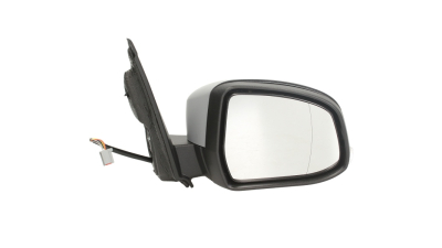 Oglinda exterioara Ford Focus 2 (Da ) 01.2008-12.2010 partea dreapta, asferica carcasa prevopsita grunduita reglare electrica cu incalzire, mufa cu 8 gauri/ 6 pini, cu semnalizare