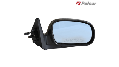 Oglinda exterioara Daewoo Cielo 1995-1998, Nexia manuala cu cablu, partea dreapta , sticla crom plata , carcasa cu primer