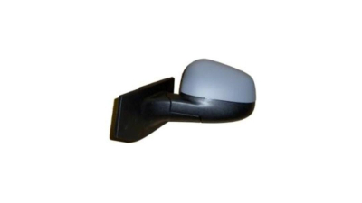 Oglinda exterioara Chevrolet Spark (M300) 01.2010-2012 partea stanga Best Auto Vest crom convex carcasa neagra reglare manuala prin cablu fara incalzire