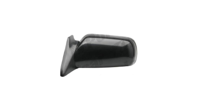 Oglinda exterioara Mazda 323 01.1987-12.1994 partea dreapta View Max crom convex carcasa neagra reglare parghie fara incalzire, modele Hatchback si Sedan