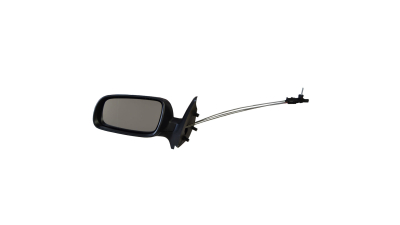 Oglinda exterioara Seat Ibiza/Cordoba (6K) 07.1999-02.2002 Partea Stanga, Crom Asferica, reglare Manuala Prin Cablu, Fara Incalzire Model MARE , carcasa neagra
