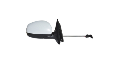 Oglinda exterioara Skoda Fabia 2 (5J) 2007-2015, partea dreapta , reglare manuala , geam cromata convexa, carcasa grunduita, 5J0857508D