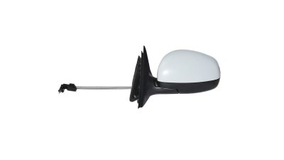 Oglinda exterioara Skoda Fabia 2 (5j) 2007-2015 stanga manuala 5J0857507D, sticla asferica clara, reglare manuala, capac grunduit