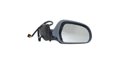 Oglinda exterioara Skoda Superb (3T) 06.2008-06.2013, Partea Dreapta Albastra Convex Electrica Cu Incalzire, cu semnalizare, cu 13 pini, cu pliere, cu lampa perimetru, cu memorie