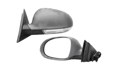 Oglinda exterioara Volkswagen Passat 3B 2003-2005 3B1857507T stanga Crom Asferica Cu Incalzire, Electrica cu lampa semnalizare, capac cu primer , 