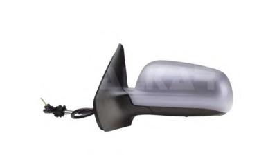 Oglinda exterioara Volkswagen Golf 4 1997-2006, Bora 1998-2005, Seat Arosa Cordoba , reglare manuala, partea stanga 1J1857507, Model MARE, geam cromat asferic, carcasa grunduita