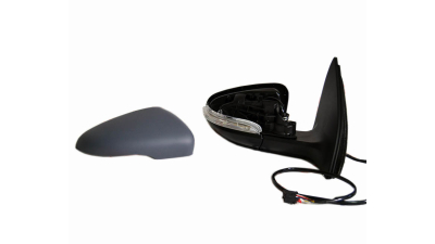 Oglinda exterioara VW Golf 6 5K1 10.2008-2013; ( reglare Electrica) - partea Dreapta 5K0857508AD, cu 6 pini, geam convex, carcasa grunduita, incalzita
