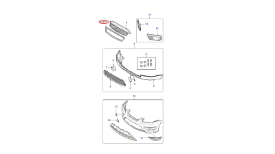 Ornament Grila Radiator Ford 1519871
