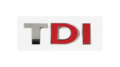 Ornament auto, Logo 3D Tdi crom 28X80 mm