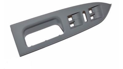 Ornament butoane macara geam VW Touran 1T Caddy 2K , original VAG 1T1867371H3Z7 , fata stanga culoare gri