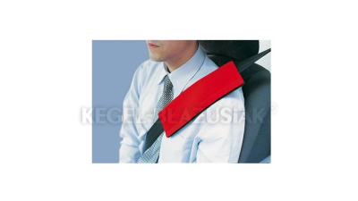Ornament centura siguranta auto Kegel Basic Line, culoare rosu, 