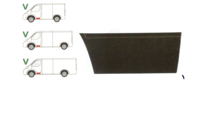 Panou reparatie usa fata Mercedes Sprinter 208-416 1995-2007, Vw LT 1996-2006, partea Stanga, inaltime element tabla 310mm 