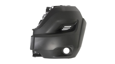 Parte laterala bara, colt lateral flaps fata Citroen Jumper, 06.2014-, Fiat Ducato, 06.2014-, Peugeot Boxer, 06.2014-, gri-inchis, texturat, gauri lampa de ceata, Model scurt, partea stanga 71775724
