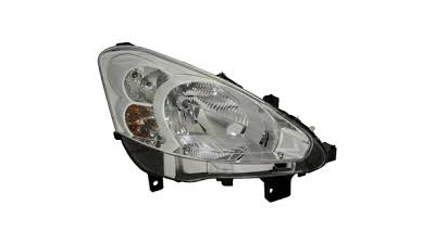 Far Peugeot PARTNER 03.2008-06.2012 VALEO partea Dreapta, tip bec H4 cu motoras