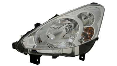 Far Peugeot PARTNER 03.2008-06.2012 VALEO partea Stanga, tip bec H4 cu motoras