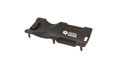 Pat mobil pentru mecanic auto, 100x47 cm, mobil, negru, 130 kg