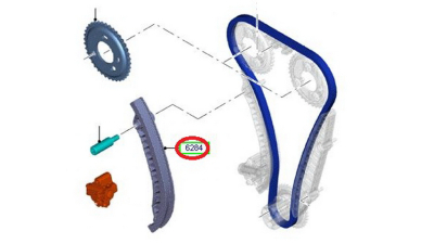 Patina Lant Distributie Ford Ranger, Tourneo Custom V362, Transit 2.2d/2.4d 04.06-