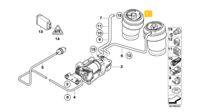 Perna Aer Sports Suspension Punte Spate Bmw X5 (E70), X5 (F15, F85), X6 (E71, E72), X6 (F16, F86) 2.0d-4.8 10.06-07.19