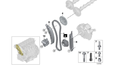 Pinion Pompa De Inalta Presiune injectie BMW 1 (E81), 3 (E46), 3 (E90), 3 (E91), 3 (E92), 3 (E93), 5 (E60), 5 (E61), 6 (E63), 6 (E64), 7 (E65, E66, E67), X3 (E83), X5 (E53) 2.0D/2.5D/3.0D 04.98-12.13 ; 13527787279