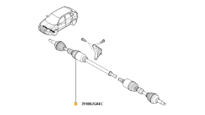 Planetara Fata Dreapta 4x4 Renault Koleos 2008- 2.0 Dci ; Nissan X-Trail 2001-2013; Motor 2.2dci 2.0 Dci