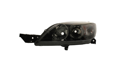 Far Mazda 3 (BK) Hatchback 10.2003-07.2009 partea stanga fata, tip bec H7+HB3, reglaj electric, culoare negru, fara motoras, TYC 20-0860-05-2